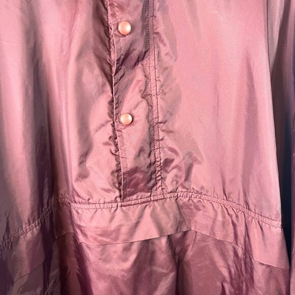 Charles River Apparel Dark Purple Pullover Lightweight Windbreaker Hooded Large - Picture 9 of 15